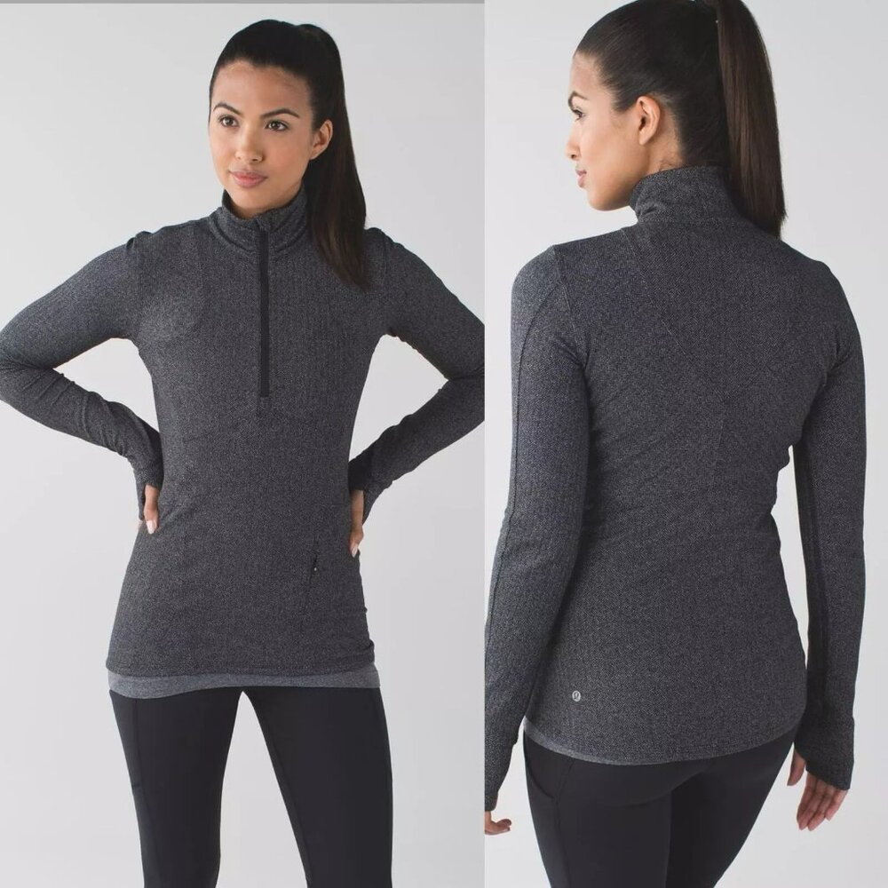 Lululemon Kanto Catch Me 1/2 Zip top in size 6